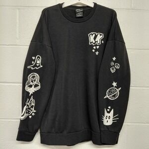 Our Universe Marvel Ms Marvel MEDIUM Kamala's Doodle Crew Sweatshirt Box Lunch